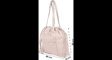 TOM TAILOR Schoudertas Estelle Shopper No Zip Mid Rose Roze