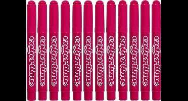Colortime stift, 5 mm lijn, roze, 12 stuks
