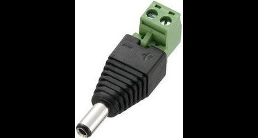 TRU COMPONENTS DC-11M Laagspannings-connector Stekker, recht 5.5 mm 2.5 mm 1 stuk(s)