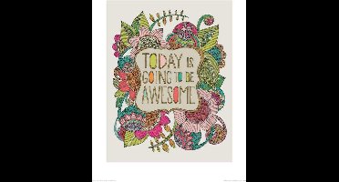 Pyramid Valentina Ramos Today Is Going To Be Awesome Kunstdruk 40x50cm