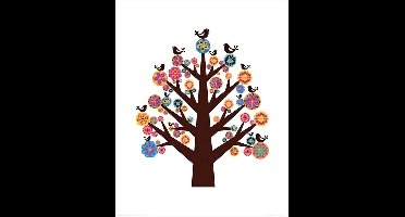 Kunstdruk Valentina Ramos - Tree of Flowers 40x50cm