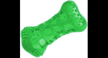 M-pets Piepspeelgoed Bot 11,8 X 5,8 Cm Elastomeer Groen