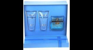 Versace - Man Eau Fraiche Gift Set Eau de toilette 50 Ml Shower Gel Man Eau Fraiche 50 Ml After Shave Balm Man Eau Fraiche 50 Ml