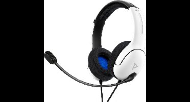 PDP Gaming LVL40 Wired Stereo Headset - White (PS5/PS4)