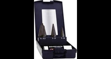 Exact 1605209 Lepelboorset 3-delig 3 - 14 mm, 4 - 20 mm, 16 - 30.5 mm HSS TiAIN 3 vlakken schacht 1 set(s)