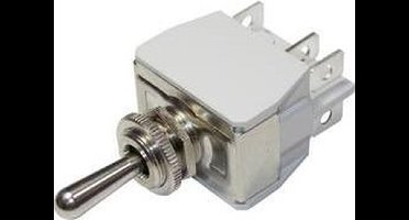 APEM 6-649H/2 6-649H/2 Tuimelschakelaar 250 V/AC 6 A 2x aan/uit/aan Continu/0/continu 1 stuk(s)