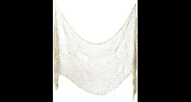 Smiffys - Creepy Cloth Halloween Decoratie - Creme
