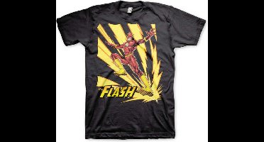 DC Comics The Flash Heren Tshirt -S- Jumping Zwart