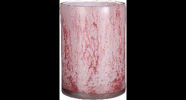 Mica Decorations Estelle - H23 x Ø17 cm - Glas - Lichtroze