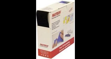 FASTECH® B50-STD-L-999910 Klittenband Om op te naaien Lusdeel (l x b) 10 m x 50 mm Zwart 10 m