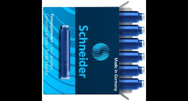 Schneider inktpatroon - 6 stuks - blauw - S-6603