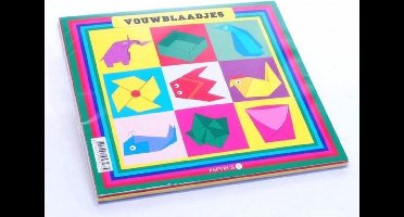 Papyrus Vouwblaadjes - 16x16cm voor vouwen en creaties - Vanaf 6 jaar