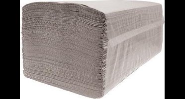 Handdoek z-vouw 25x23cm naturel 5000 stuks