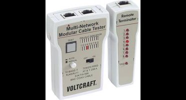 VOLTCRAFT CT-2 CT-2 Kabeltester Geschikt voor: RJ-45, BNC, RJ-11