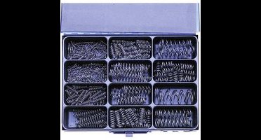 400-delig drukveerassortiment + koffer