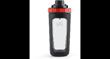 XXL Nutrition - Glass Shaker - Zwart - Shakebeker - 800 ml