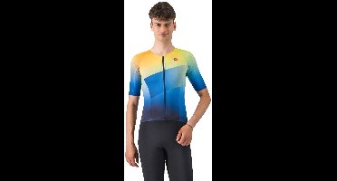 Castelli Free Speed 3 Race Triatlonshirt Met Korte Mouwen Blauw M Man