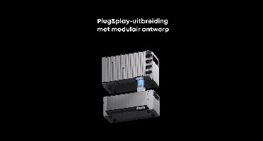Anker SOLIX BP2700 Balkonkrachtcentrale met geheugen, uitbreidingsaccu voor zonnebank 3 Pro, capaciteit 2,68 kWh, uitbreidbaar tot 16,128 kWh, modulair design, PluginPower, 6000 laadcycli