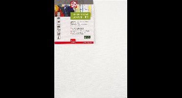 Talens Opgespannen Canvas Linnen - 30x40cm - 100% Linnen Medium Textuur - Universele Grondverf voor Olieverf Acrylverf Watermengbaar - FSC-gecertificeerd Hout - Beukenhouten Pinnen voor Opspannen