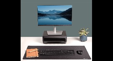 Fellowes Breyta™ Bureauonderlegger – XL Bureaumat – Antibacterieel – 83% Gerecycled – Antislip – Zwart