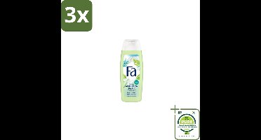 3 x Fa – Douchegel – Yoghurt Aloe Vera – 250 ml - Grootverpakking - Douchegel Yoghurt Aloë Vera - Milde Reiniging - Hydraterende Douchegel - Zachte Huid - Gevoelige Huid