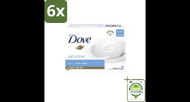 Dove Zeep - Sensitive 4 x 90 gr. - Voordeelverpakking - 6 stuks - Gevoelige huid - Zachte reiniging