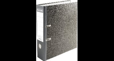 Exacompta 10x Ordner met hefboom in grijs gemarmerd karton rug 70mm - met perforator - A4 - Grijs-Grijze rug - 52070E