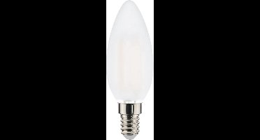 Proventa LongLife LED kaarslamp met mat witte afwerking - E14 fitting - ⌀ 35 mm - 1 x led lamp - Kaarslampjes