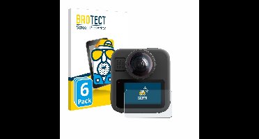 BROTECT - Screenprotector voor GoPro Max 2 - Folie Beschermfolie matte 6 Stuks