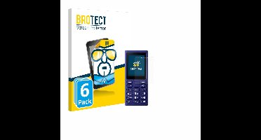 BROTECT - Screenprotector voor HMD 102 4G - Folie Beschermfolie transparant 6 Stuks