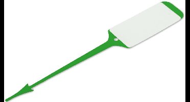 Sleutellabels POLYART met vaste insteekstrip per 1000 stuks - Groen