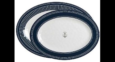 Marine Business Scheepsservies Sailor Serveerschalen set 2 stuks