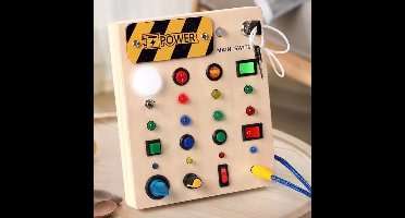 Montessori Busy Board voor peuters - Educatief speelgoed voor jongens en meisjes van 1-3 jaar | Reisvriendelijk sensorisch leerspeelgoed | Ideaal voor kinderen met autisme