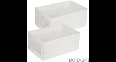 Opbergbox - Faltbare Opbergbak - 40x28x17 cm - Katoen en Leinen