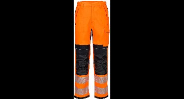 Portwest PW3 Vlamvertragende Modaflame Hi-Vis werkbroek FR414 - Oranje/Zwart - 42