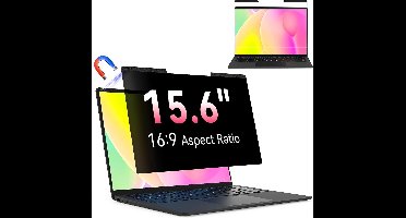 Magnetische Privacyfilter HD-kwaliteit voor 15.6 inch 16:9 Laptops