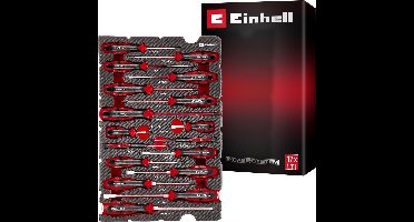 Einhell 370525 Schraubendreher-Set 17-tlg. Einleger Pad Kofferinlegstuk 17-delig