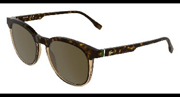 Lacoste L6073S Havana/transparent caramel 52/19/145 MAN Zonnebrillen