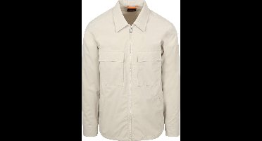 BOSS Overshirt Lozzy Greige - Maat XXL - Heren