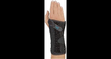 Basko Wrist Lacer Polsbrace - L - Links - Zwart - Kort