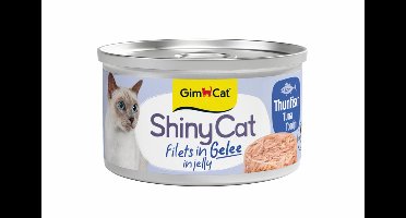 24 x 70 g - GimCat ShinyCat Filets in jelly tonijn