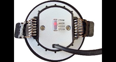 LED inbouwspot HUGO 6W dimbaar IP65 met CCT-switch - Koper | Geen fitting | Extra Warm-Warm Wit-Koel Wit-Daglicht | 6 watt | 54.000 Branduren