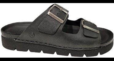 Rohde 6703 90 Slippers Zwart Leer Heren - Zwart - 44