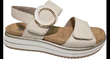 Remonte D1J63-60 Sandalen Beige Leer Dames - Beige - 37