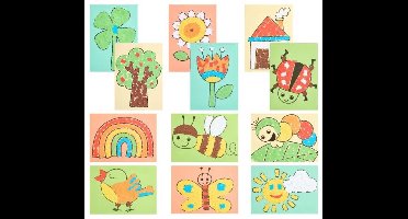 Haba knutselset lenteafbeeldingen - creatieve lijmset voor kinderen.