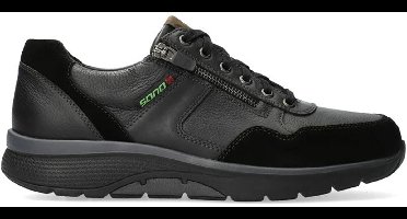 Mephisto Sano Amory - heren rollende wandelsneaker - Zwart - maat 40 (EU) 6.5 (UK)