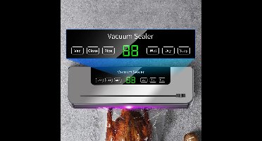 Zolara Vacumeermachine - Krachtige Voedsel Vacuümsealer - Vacumeermachine - Ingebouwde snijder - Keuken Voedselafdichting - Vacuümverpakkingsmachine