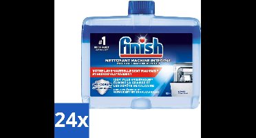 24 x Finish Integrale Machinereiniger Regular 250 ml - Vaatwasmachine Reinigen - Vet Verwijderen - Kalk Verwijderen - Geur Verwijderen - Vaatwasmachine Onderhoud