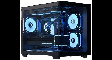 Aerocool P300c Argb Tempered Glass Pc-behuizing Zwart