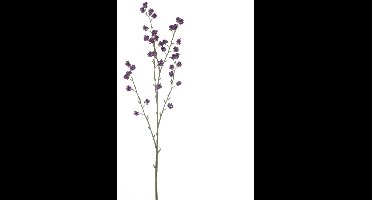 Kunsttak Berry Cluster Spray Paars - 116 cm